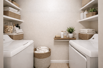 The felix in-home laundry with full-size washer & dryer*